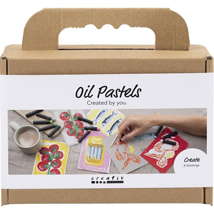 CC Mini hobbyset oliepastels zeevruchten