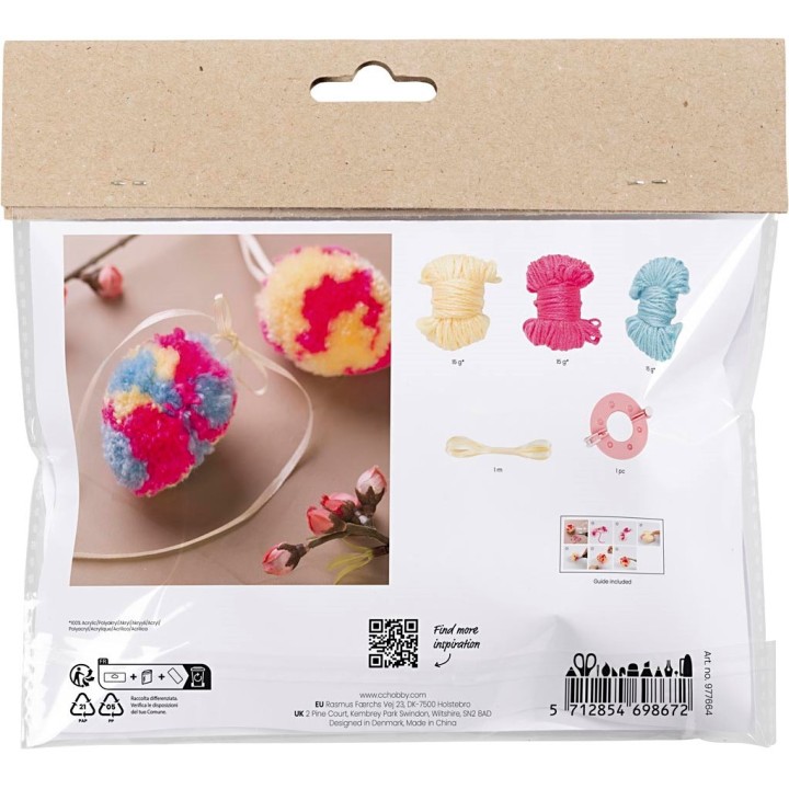 CC Mini hobbyset pompom eieren