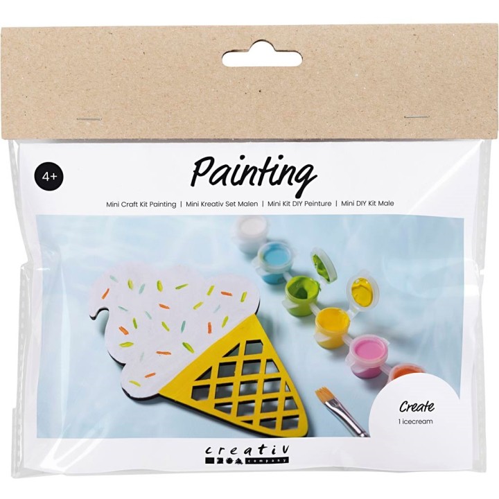 CC Mini hobbyset schilderen ijshoorntje