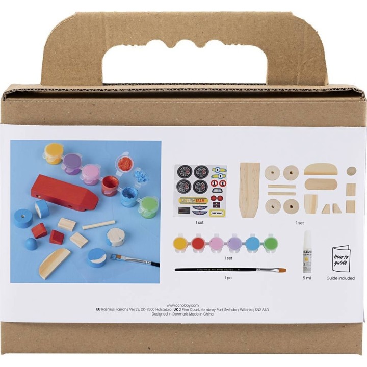 CC Mini hobbyset schilderen raceauto