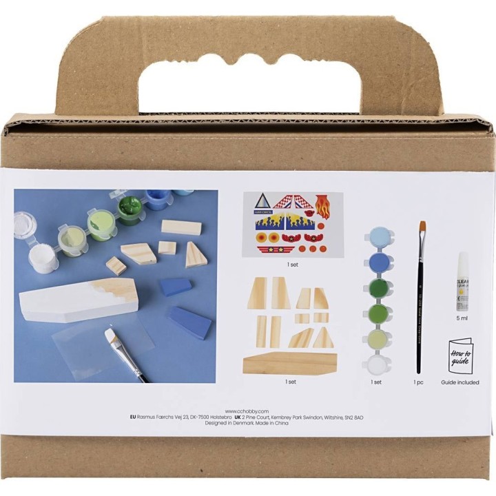 CC Mini hobbyset schilderen vliegtuig