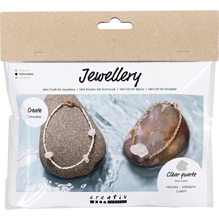 CC Mini hobbyset sieraden armband met bergkristal