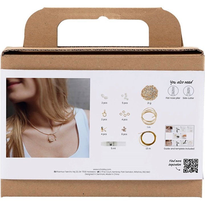CC Mini hobbyset sieraden halsketting met hanger