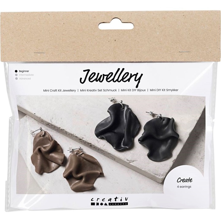 CC Mini hobbyset sieraden klei gebogen oorringen