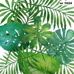 Tropical Leaves servet 33x33cm