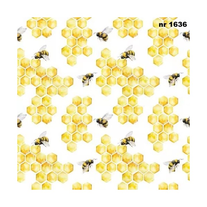 Honey Bees servet 33x33cm