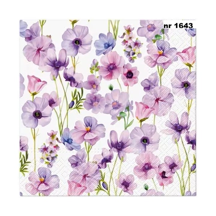 Wild Violet servet 33x33cm
