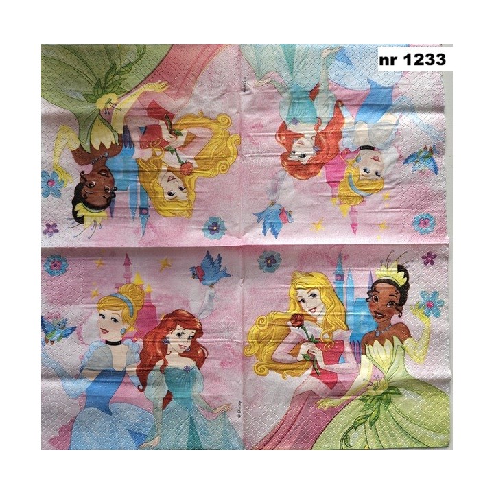 Princess servet 33x33cm (av-11)