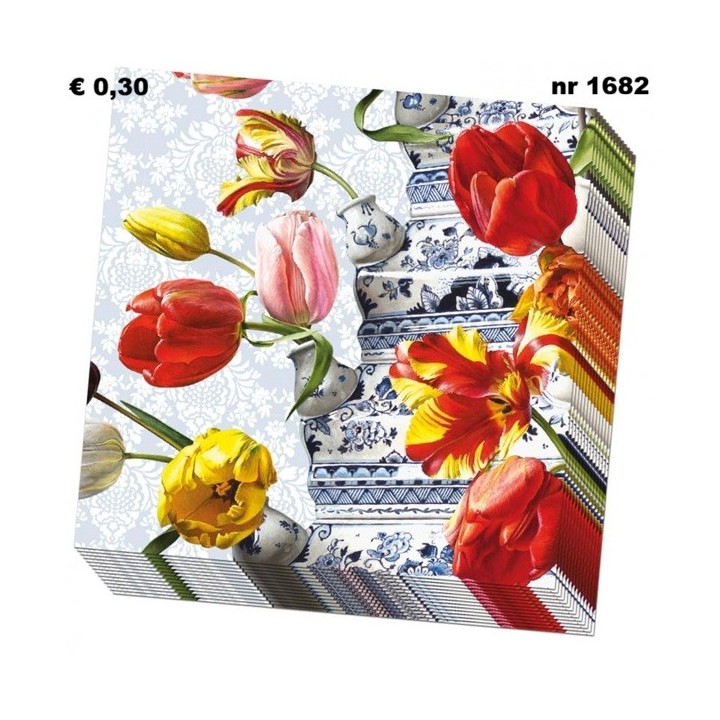 Bloemstilleven met Tulpenvaas