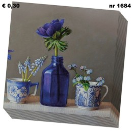 Bloemen op een rij