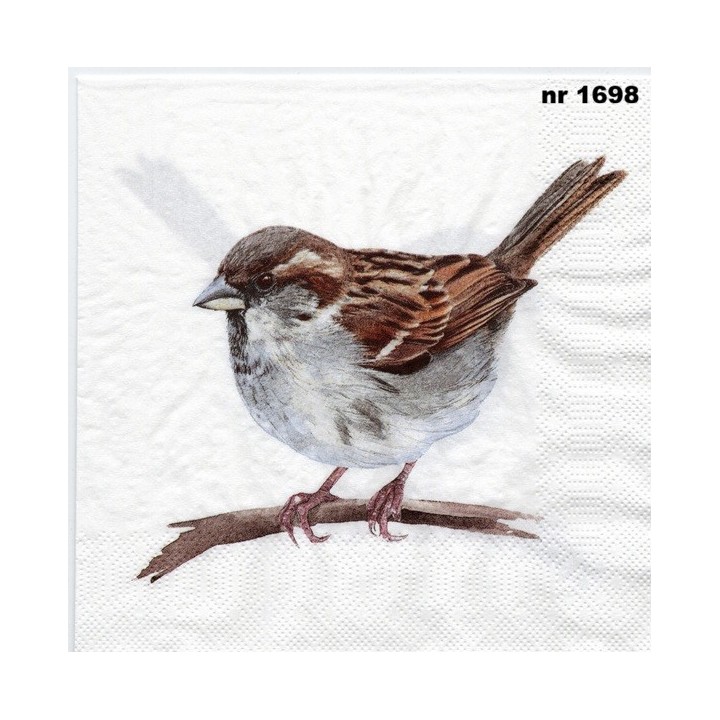 Huismus servet 33x33cm