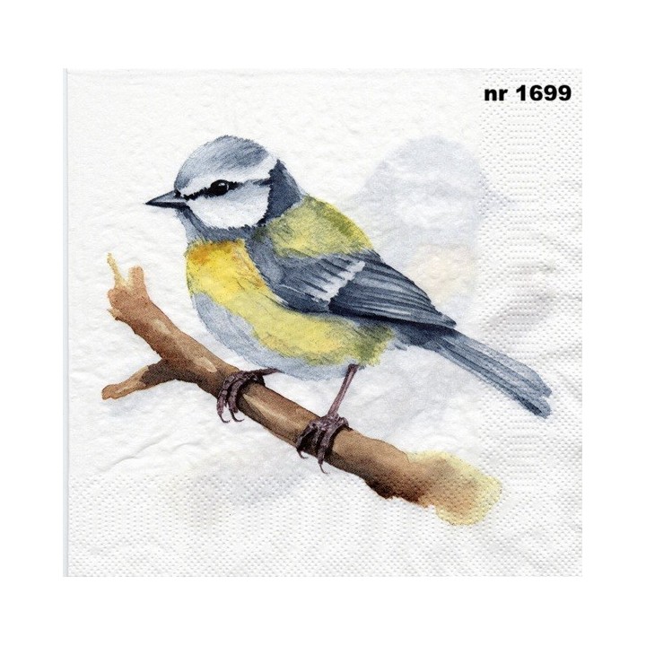 Pimpelmees servet 33x33cm