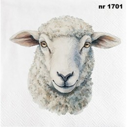 Schaap servet 33x33cm