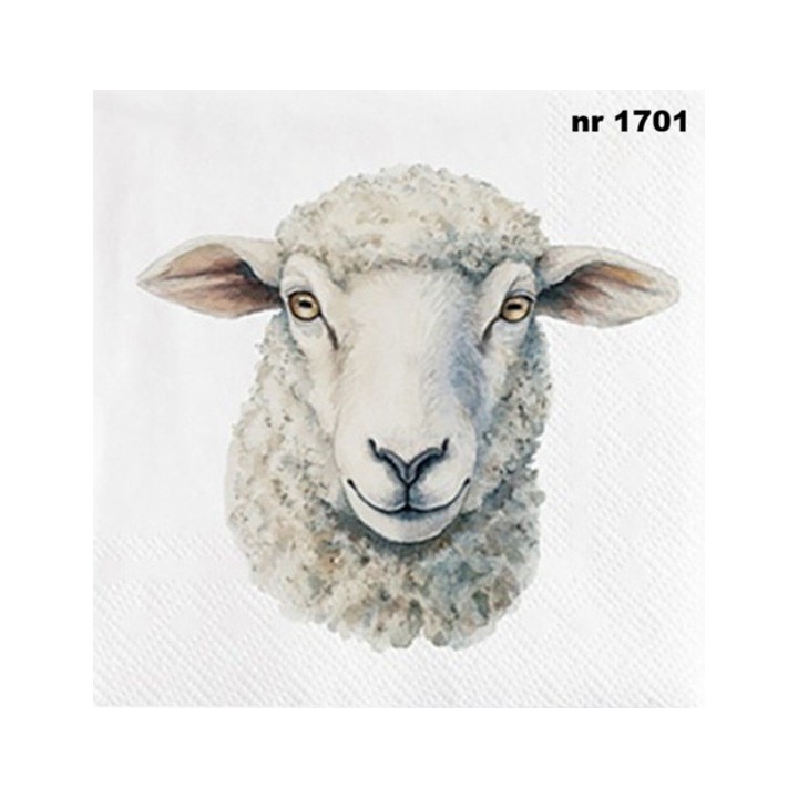 Schaap servet 33x33cm