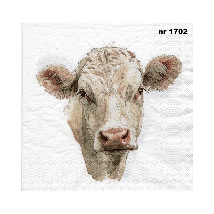 Koe servet 33x33cm