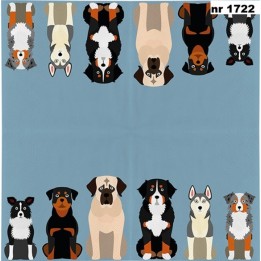 Honden servet 33x33cm