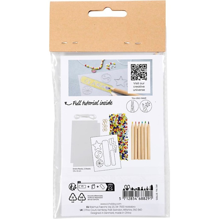 CC Mini hobbyset sieraden krimpfolie armbanden namen