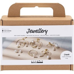 CC Mini hobbyset sieraden oorbellen van metaaldraad