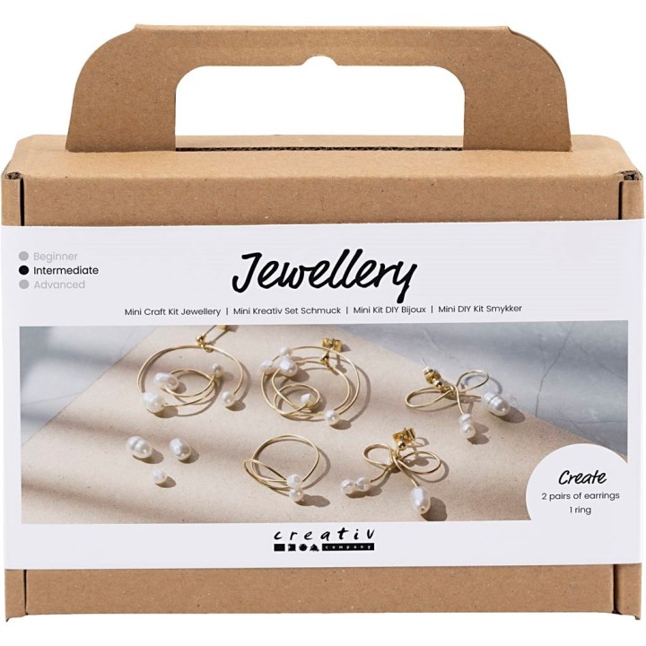 CC Mini hobbyset sieraden oorbellen van metaaldraad