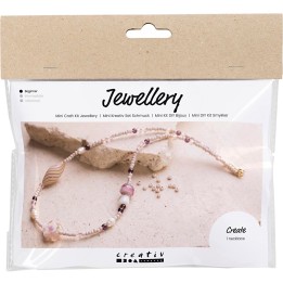 CC Mini hobbyset sieraden stoere halsketting roze harmonie