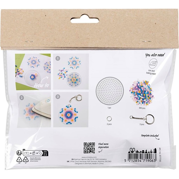 CC Mini hobbyset strijkkralen bedels voor een tas
