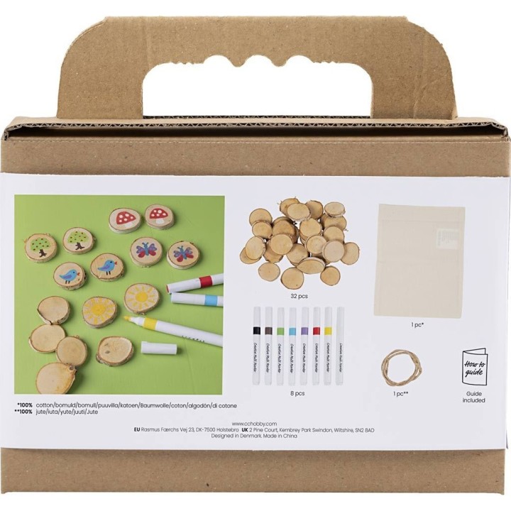 CC Mini hobbyset tekenen drie op een rij