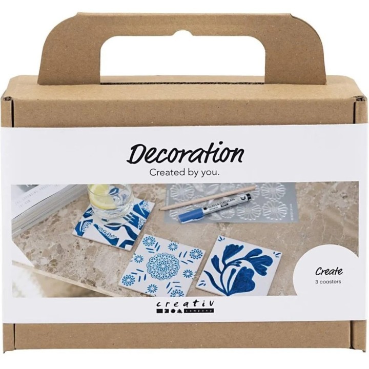 CC Mini hobbyset tekenen porseleinen onderzetters