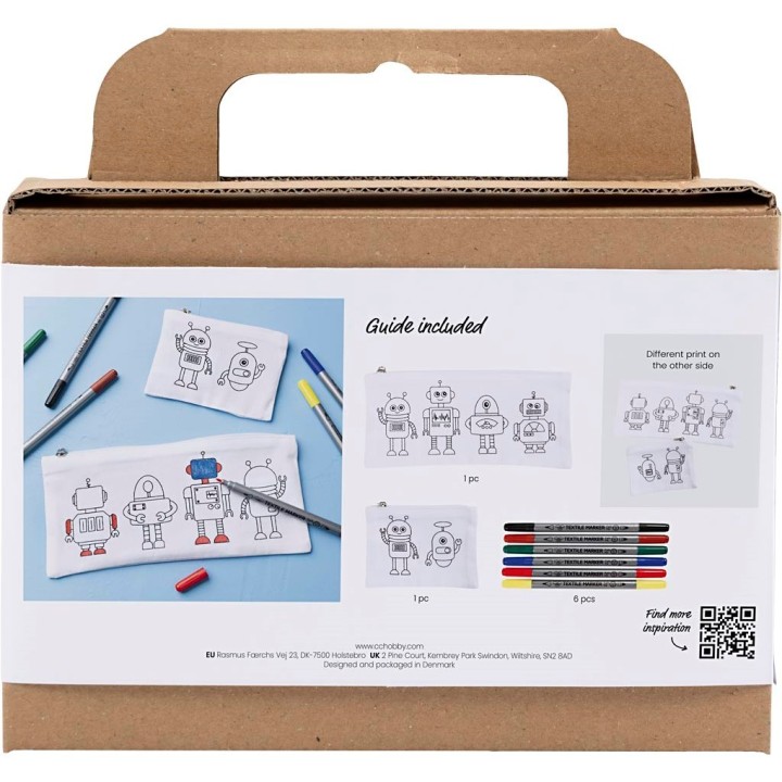CC Mini hobbyset textiel decoreren robotten