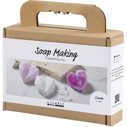CC Mini hobbyset zeep maken harten roze