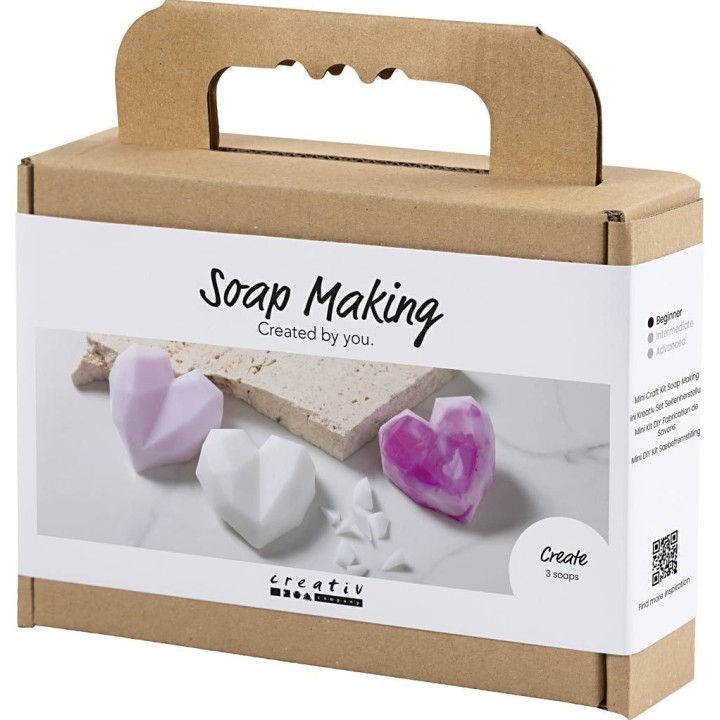 CC Mini hobbyset zeep maken harten roze