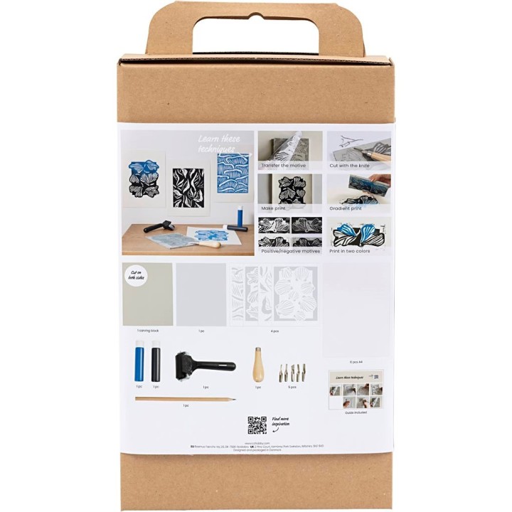 CC Starter hobbyset linoprinting