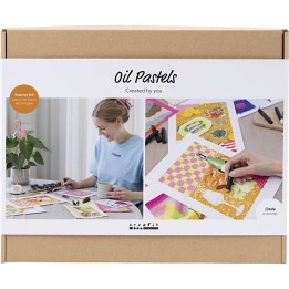 CC Starter hobbyset oliepastel bloemen 24 kleuren
