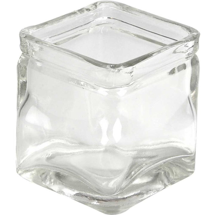 CC Glazen vierkant windlicht 5
