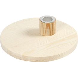 CC Houten kandelaar 16cm