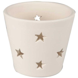 CC Waxinelicht met sterren 7x6