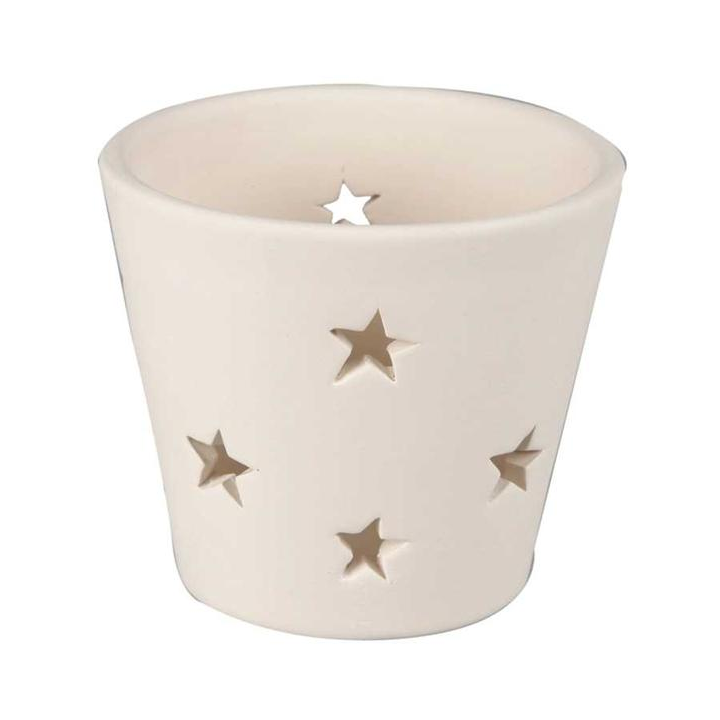 CC Waxinelicht met sterren 7x6