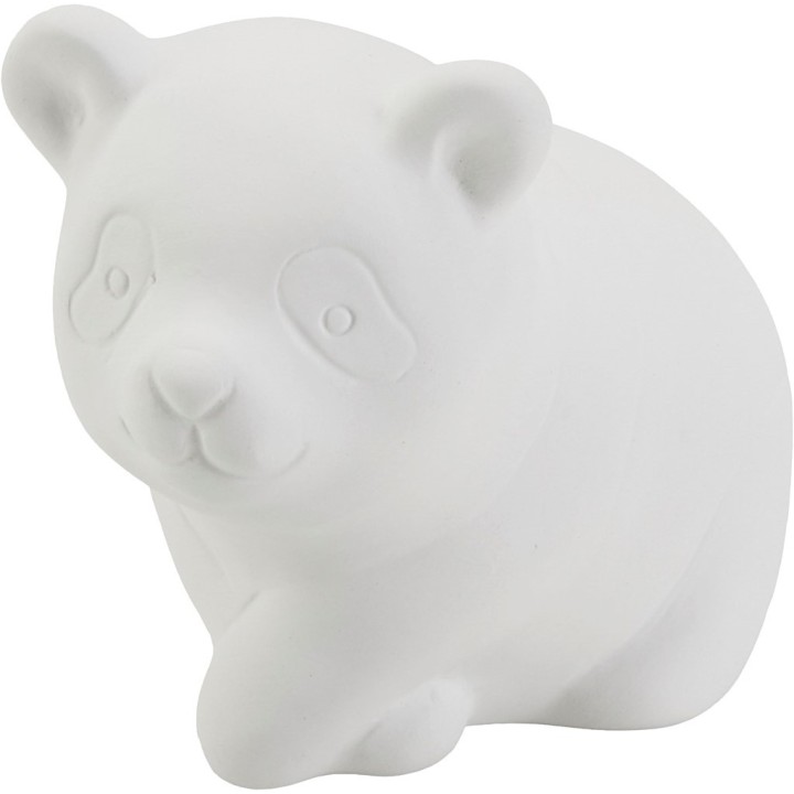 CC Keramieken dierenspaarpot 9x7x9cm panda 6 stuks