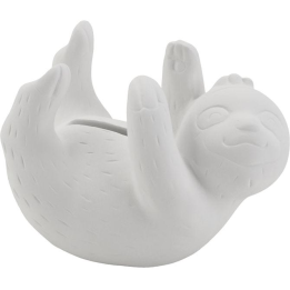 CC Teracotta spaarpot luiaard 11x6x5cm 6 stuks