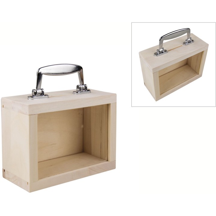Spaarpot koffer 18x8x13cm