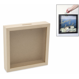 Spaarpot lijst 17x17x3