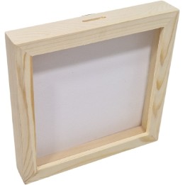 Spaarpot plexiglas 25