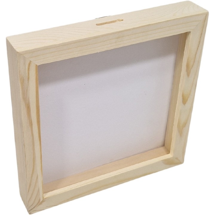 Spaarpot plexiglas 25