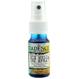 Cadence Mixed media inkt spray 25 ml blauw