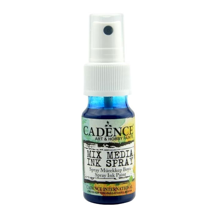 Cadence Mixed media inkt spray 25 ml blauw