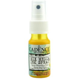 Cadence Mixed media inkt spray 25 ml geel