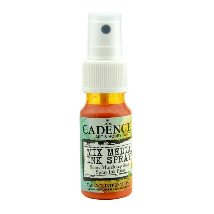Cadence Mixed media inkt spray 25 ml oranje