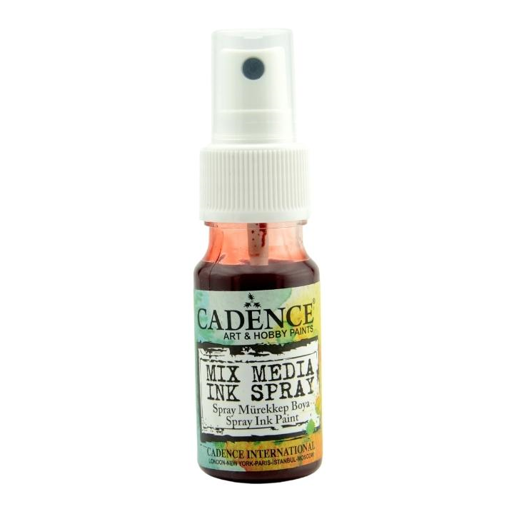 Cadence Mixed media inkt spray 25 ml rood