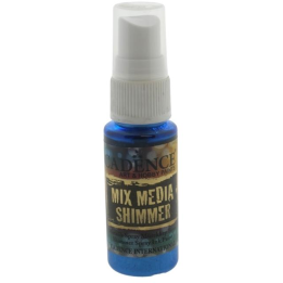 Cadence Mixed media shimmer inkt spray metallic 25ml blauw