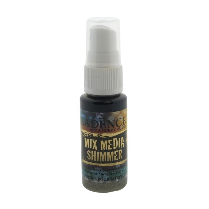 Cadence Mixed media shimmer inkt spray metallic 25ml donkerbruin