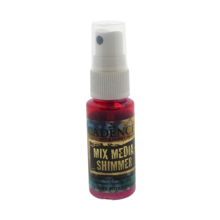 Cadence Mixed media shimmer inkt spray metallic 25ml fuchsia